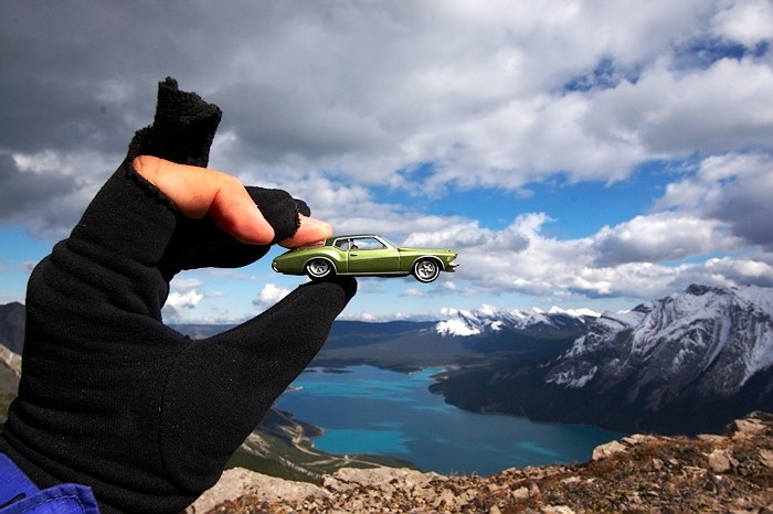 Hangin’ out on top of Vision Quest mountain