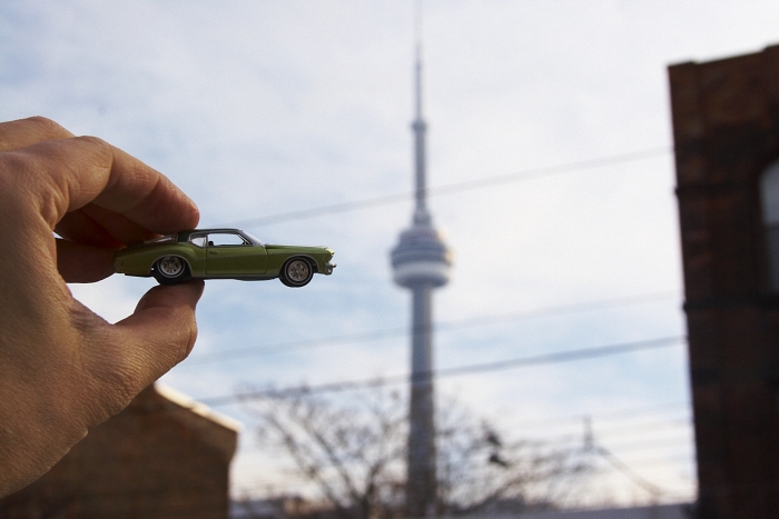 Checking out the CN Tower