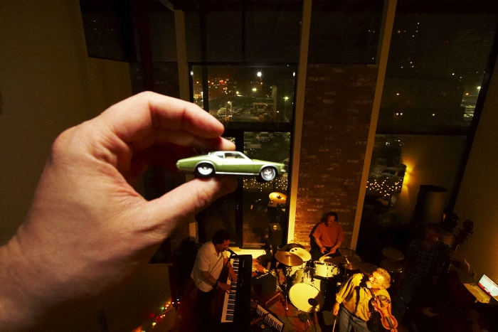 At a Le Fuzz loft concert